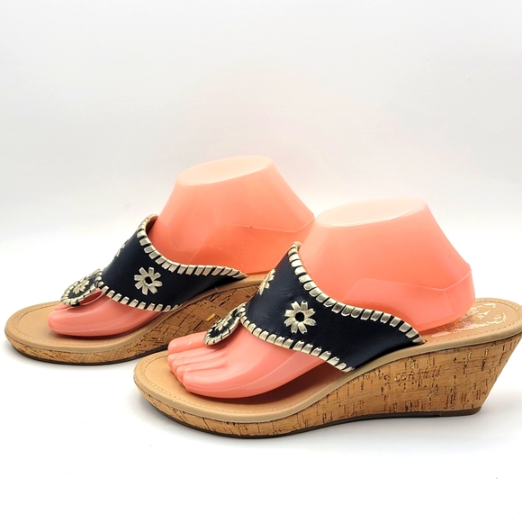 Jack Rogers Cork Wedge Size 11M. S1096 - Picture 3 of 6